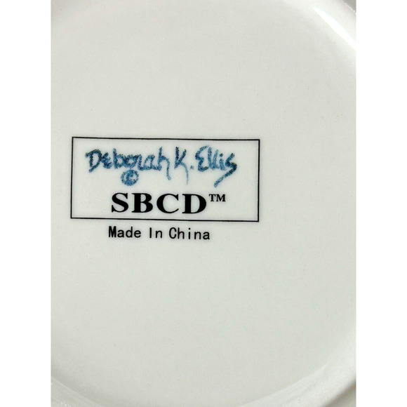 Deborah K. Ellis SBCD Cabernet Sauvignon Decorative Wine Cheese Plates-SET of 8 - Picture 5 of 6